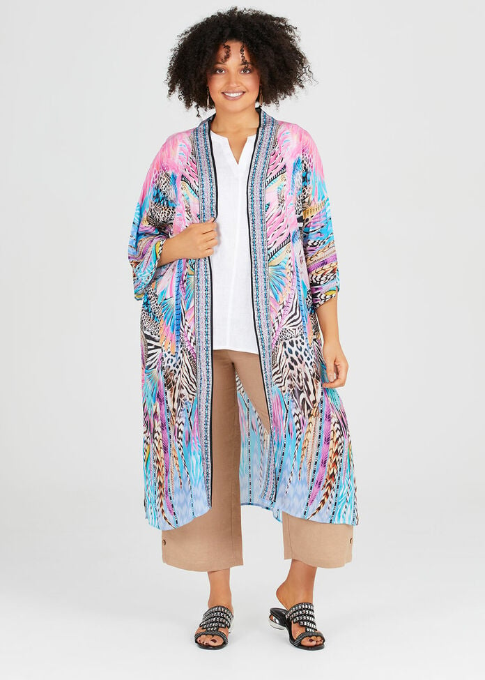 The Fabulous Viscose Kimono, , hi-res