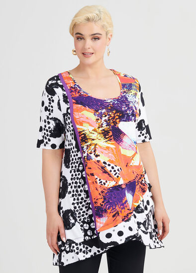 Plus Size Boundary Bamboo Tunic