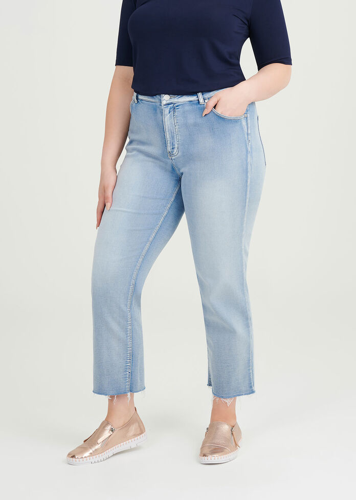 Relaxed Straight Leg Jean, , hi-res