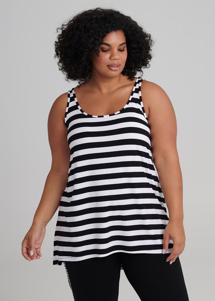 Bamboo Stripe Tank, , hi-res