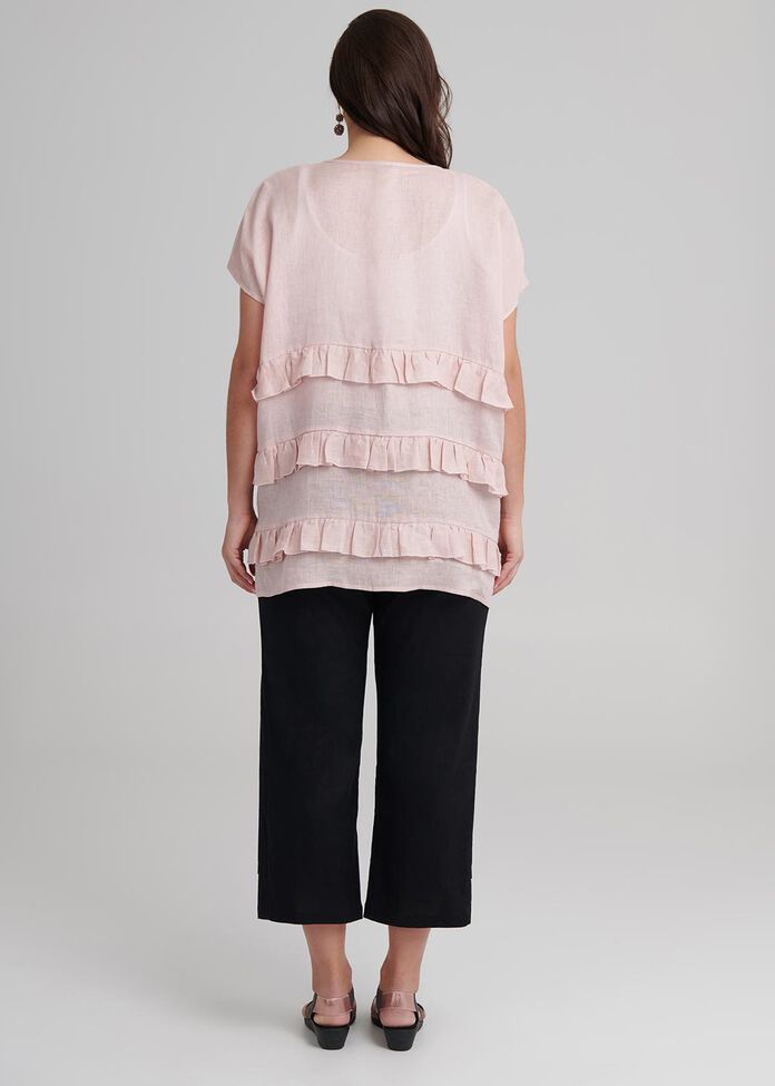 Linen Salma S/slv Tunic, , hi-res