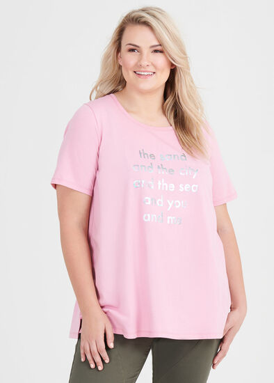 Plus Size Organic You And Me Tee