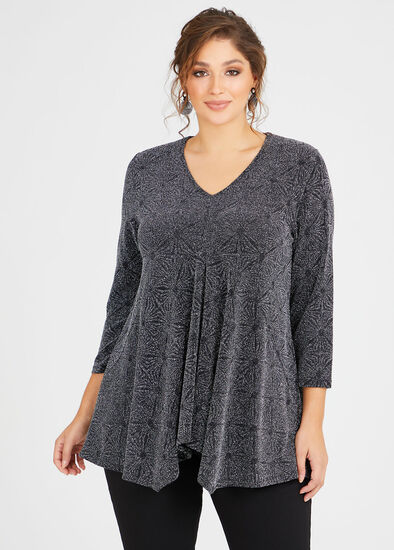 Plus Size Corrie Lurex Top