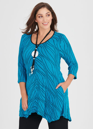 Plus Size Natural Splice Of Life Top