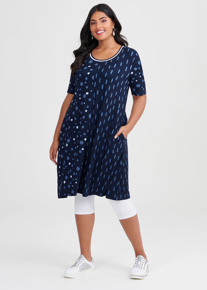 Bamboo Dash & Dot Dress, , hi-res