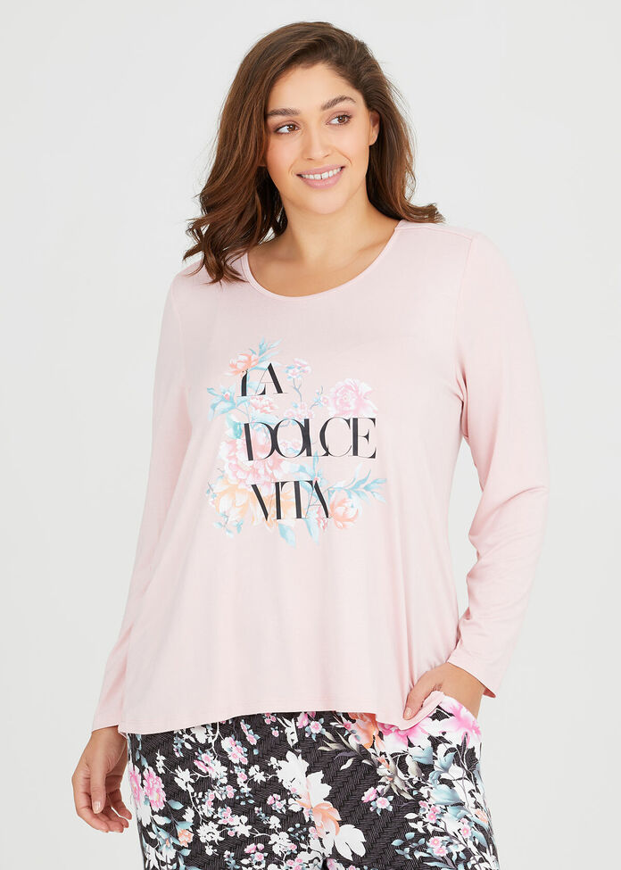 Bamboo Dolce Vita Pj Top, , hi-res