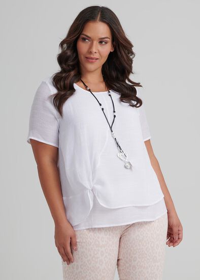 Plus Size My Knot Top