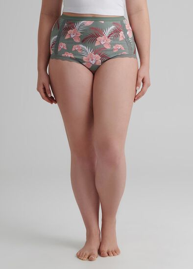 Plus Size 2Pk Tropicana Brief