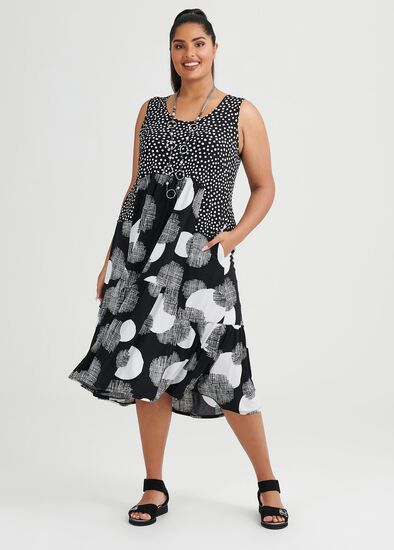 Plus Size Ruffled Feathers Dress