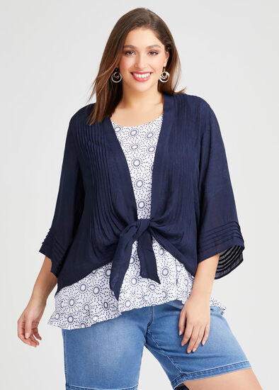 Plus Size Natural Escape Cover Up