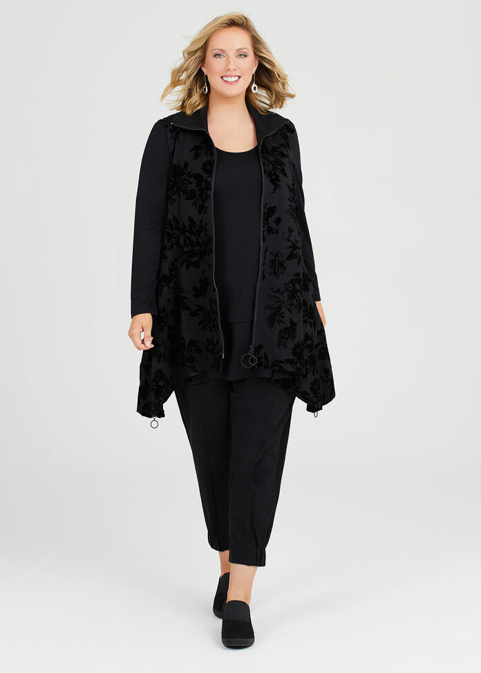 Ponte Noir Flock Vest, , hi-res