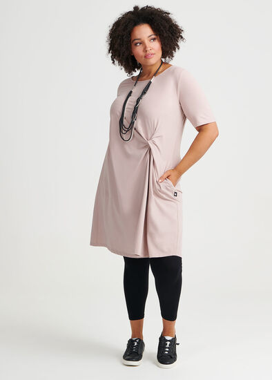 Plus Size Cotton Twist Dress