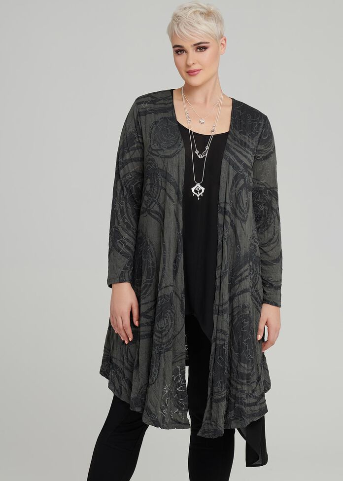 Swirl Modal Drape Cardi, , hi-res