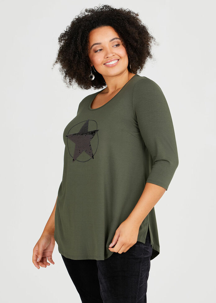 Rising Star Natural Tunic, , hi-res