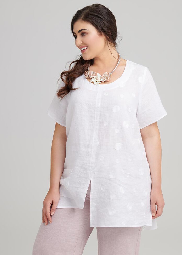 Mantra Linen Top, , hi-res