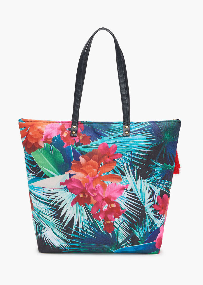 The Tropics Tote, , hi-res