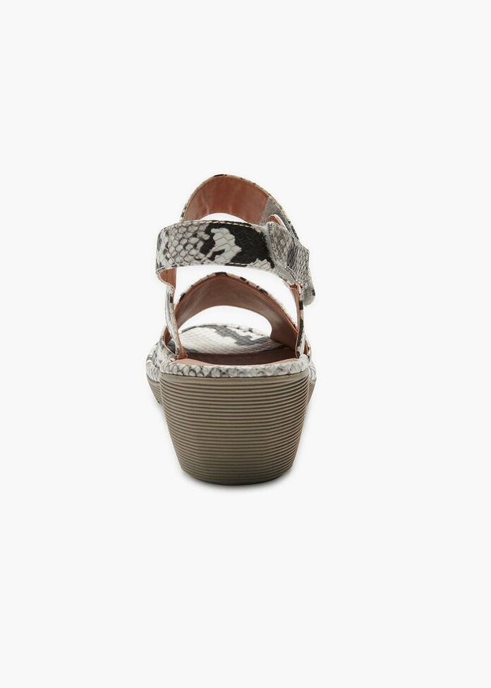 Madison Snake Print Wedge, , hi-res