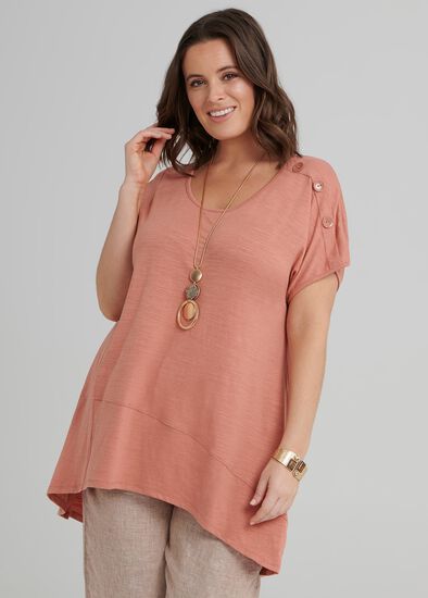 Plus Size Thera Slub Top