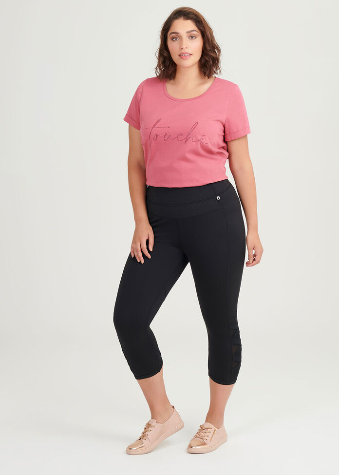 Organic Pink Active Top, , hi-res