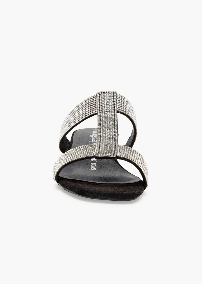 Bling Strappy Heel Sandal, , hi-res