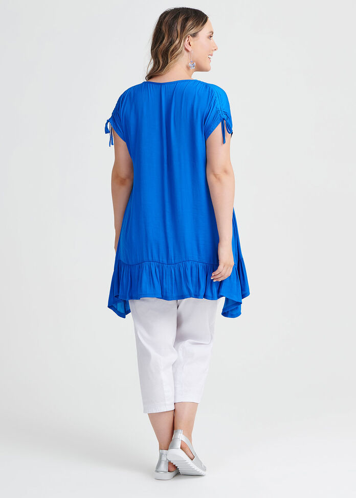 Luxe Blue Lady Tunic, , hi-res