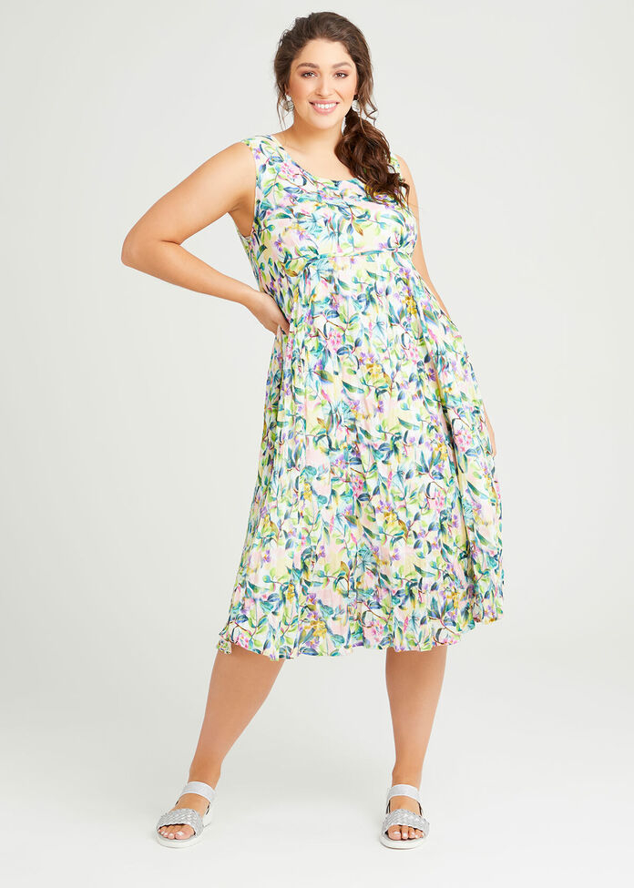 Cotton Paloma Sleeveless Dress, , hi-res