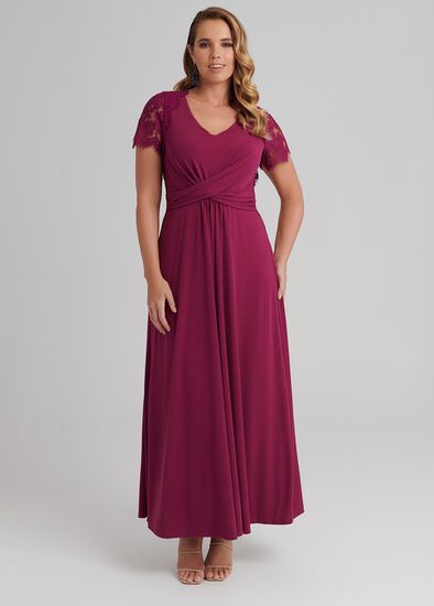 Plus Size Love Train Maxi Dress