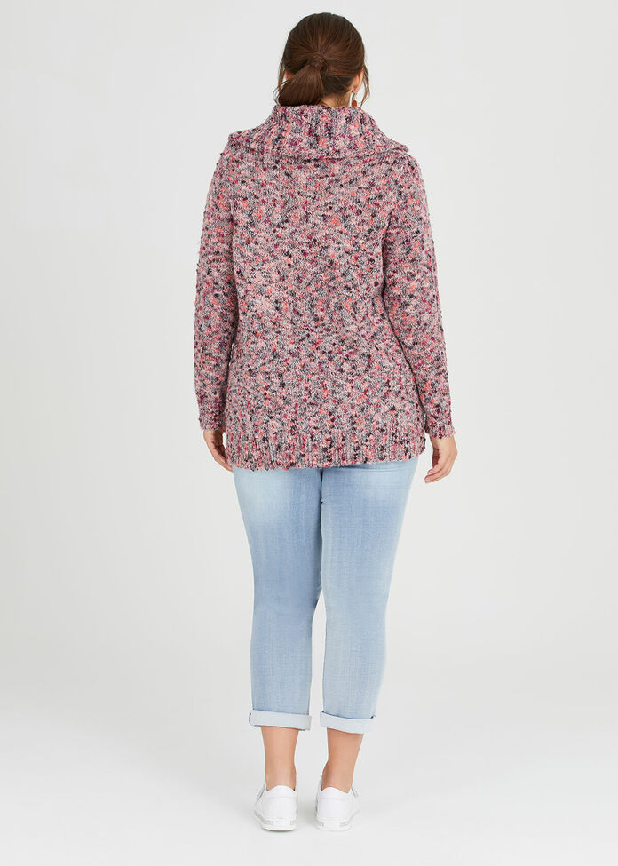 Cowl Pastel Hues Jumper, , hi-res