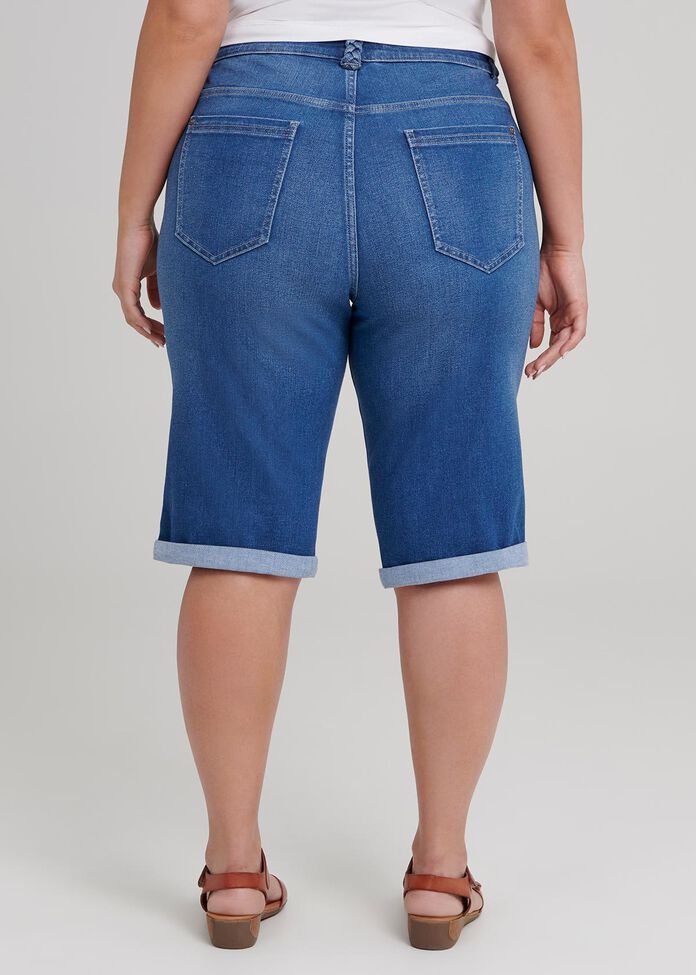 Bamboo Denim Short, , hi-res