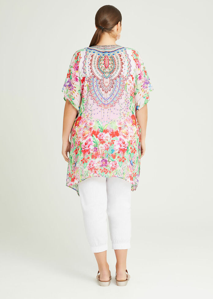 Natural Summer Fun Kaftan, , hi-res