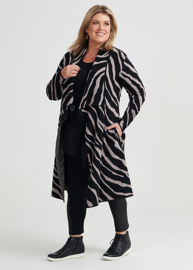 Plus Size Wild Ways Coatigan