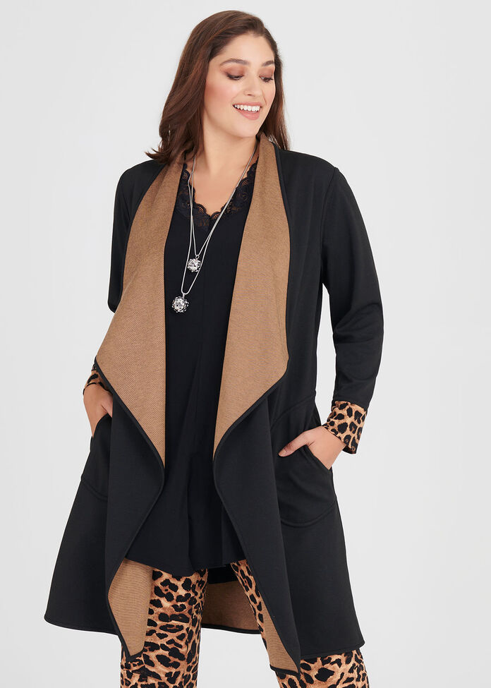 Allure Reversible Cardi, , hi-res