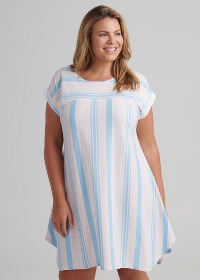 Plus Size Shelly Stripe Nightie