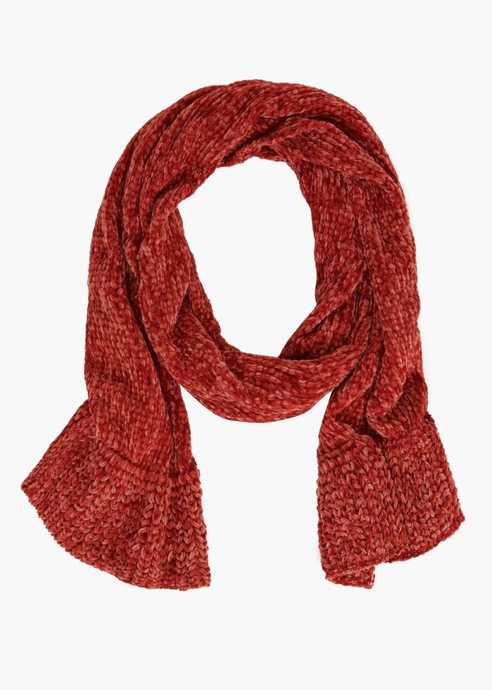 Chenielle Ruffle Scarf, , hi-res