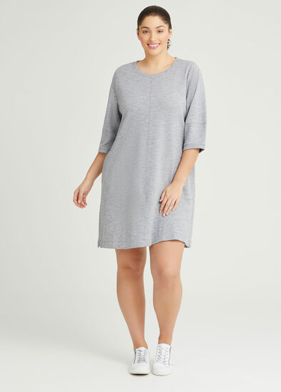 Plus Size Spacedye Sweat Dress