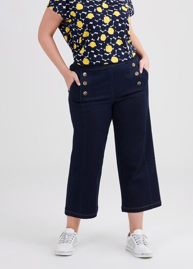 Plus Size Wide Leg Sailor Pant