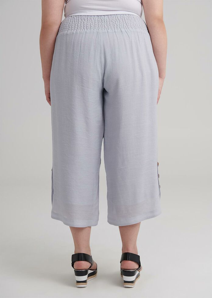 Sahara Button Crop Pant, , hi-res