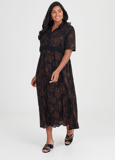 Plus Size Cotton Sparks Maxi Dress