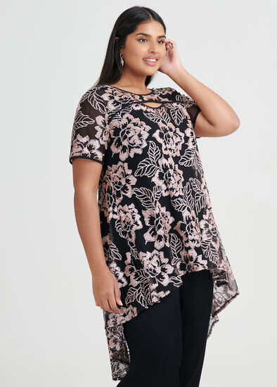 Plus Size Rock Rose Top