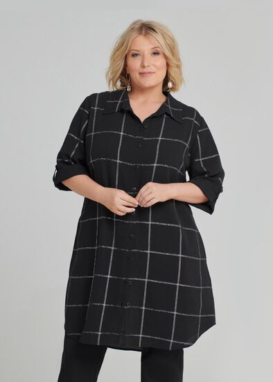 Plus Size Petite Stella Check Shirt