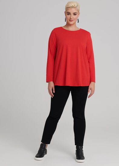 Plus Size Easy Wear Ls Top