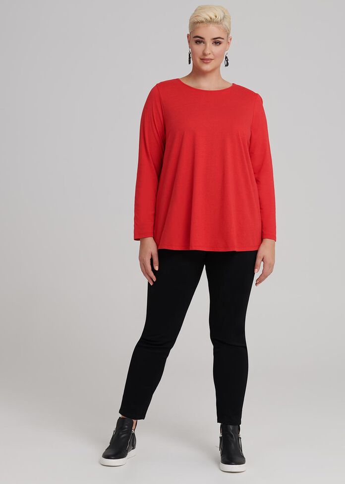 Easy Wear Ls Top, , hi-res