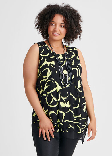 Plus Size Bamboo Floral Tunic