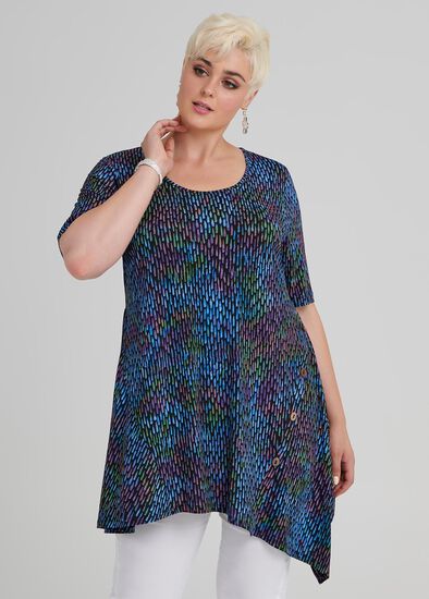 Plus Size Summer Rain Tunic