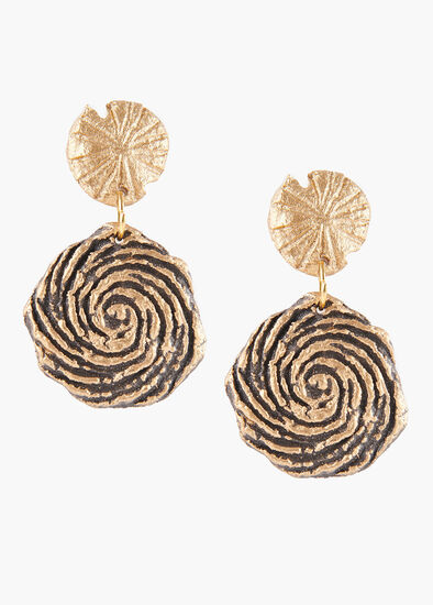 Paper Swirl Earrings