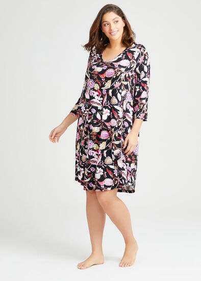 Plus Size Bamboo Botanica Nightie