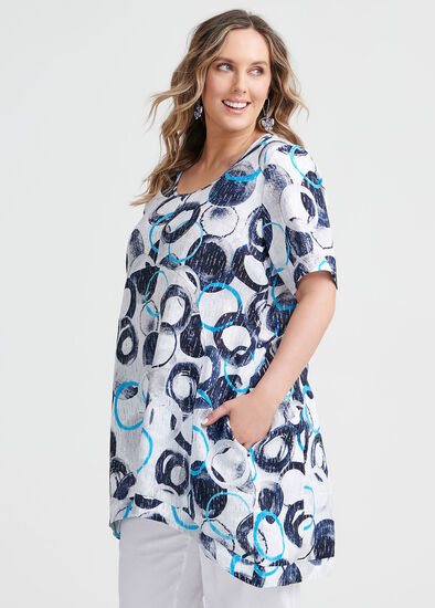 Plus Size Linen Breezy Tunic