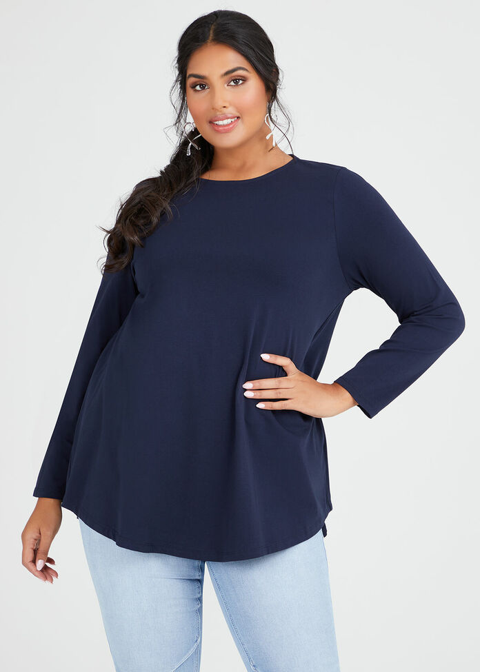 Organic Long Sleeve Top, , hi-res