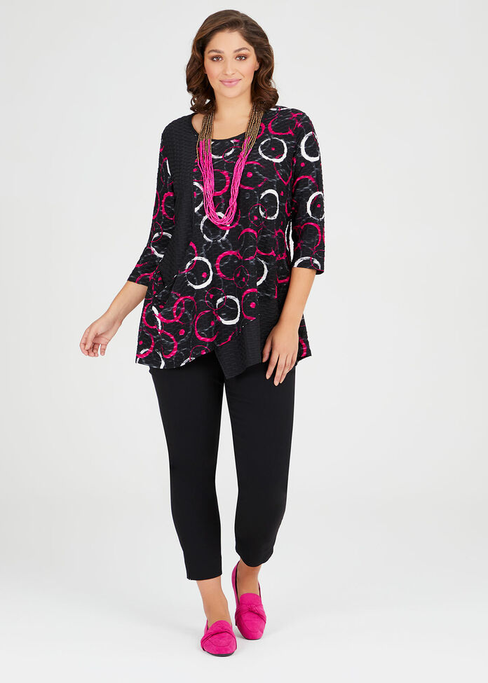 Circle Jacquard Top, , hi-res