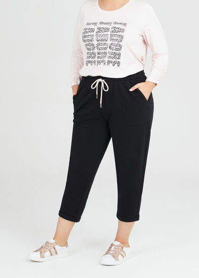 Plus Size Organic Cuffed Jogger